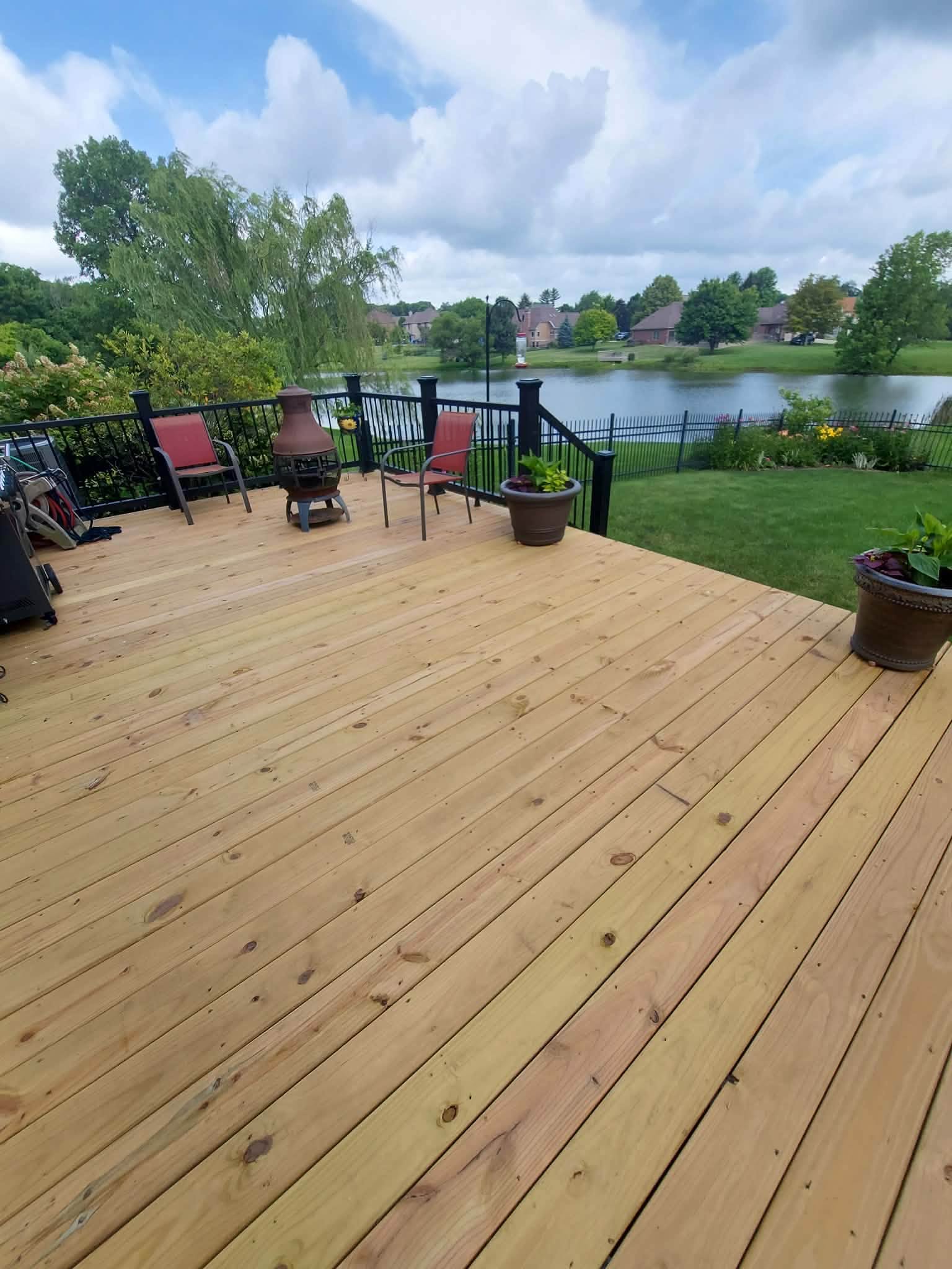 Custom Lakeside Deck